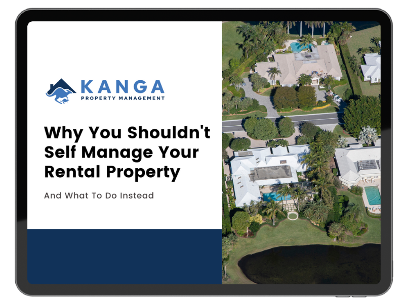 Why You Shouldn't Self Manage Your Rental Property and What to do instead guide cover page